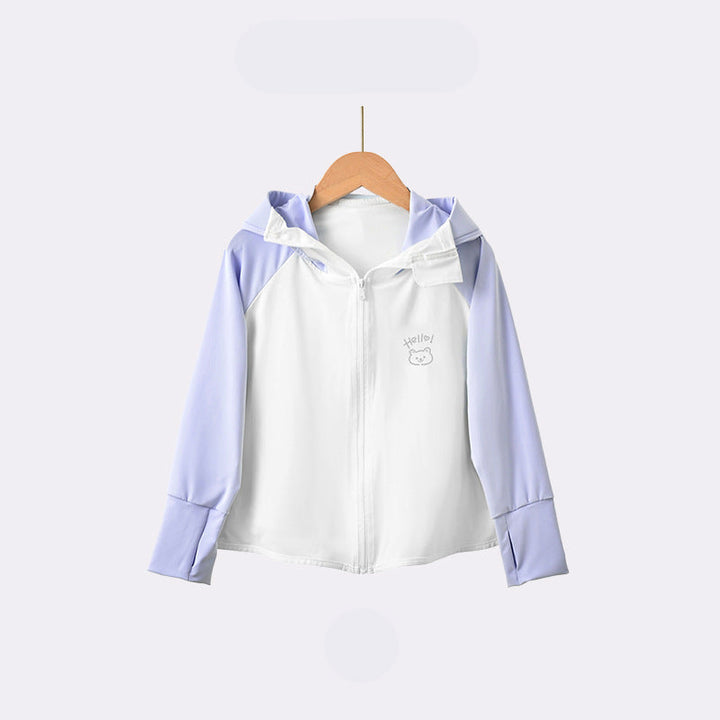 Kinder UV-Schutzjacke mit Kapuze und atmungsaktiven Eigenschaften Echo Archiv