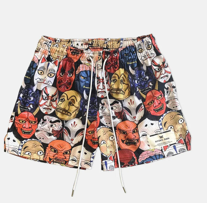 Herren Kunstdruck Strandshorts Echoarchiv