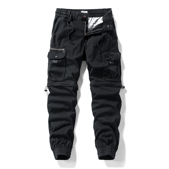 Herren Cargo-Jogginghose im Utility-Stil mit Elastikbund, Kordelzug und Multifachtaschen Echo Archiv