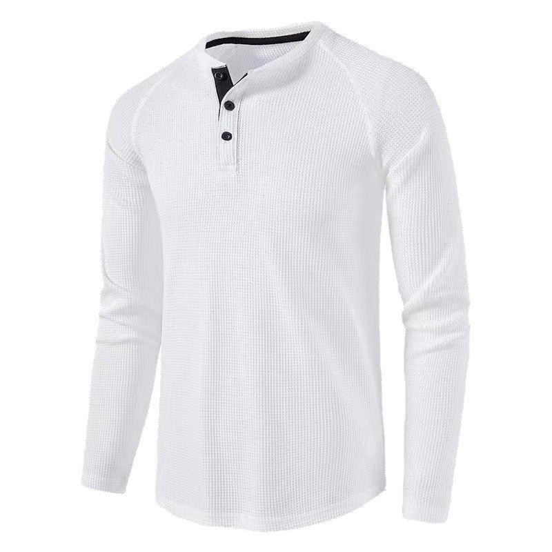 Herren Langarmshirt mit strukturiertem Design Echoarchiv