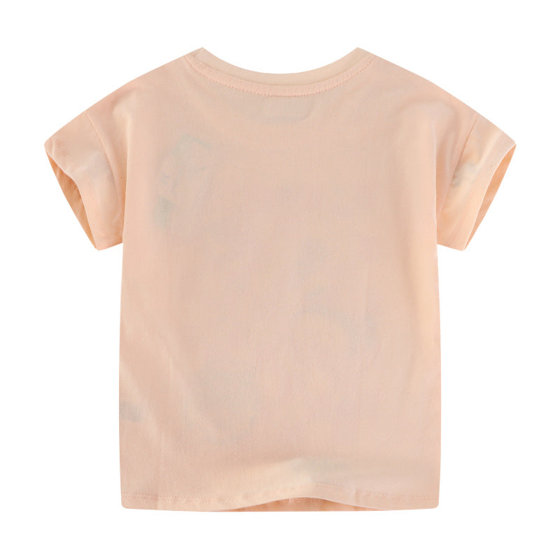 Mädchen T-Shirt mit fröhlichem Speisenmotiv Echo Archiv