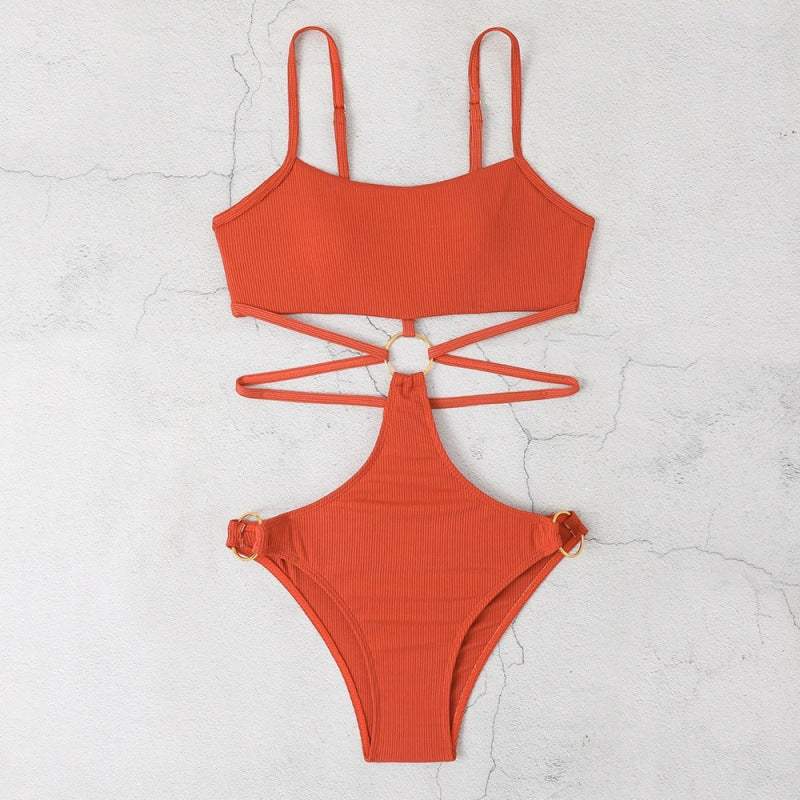 Damen Bikiniset mit stylischem Cut-Out-Design und goldenen Akzenten Echo Archiv