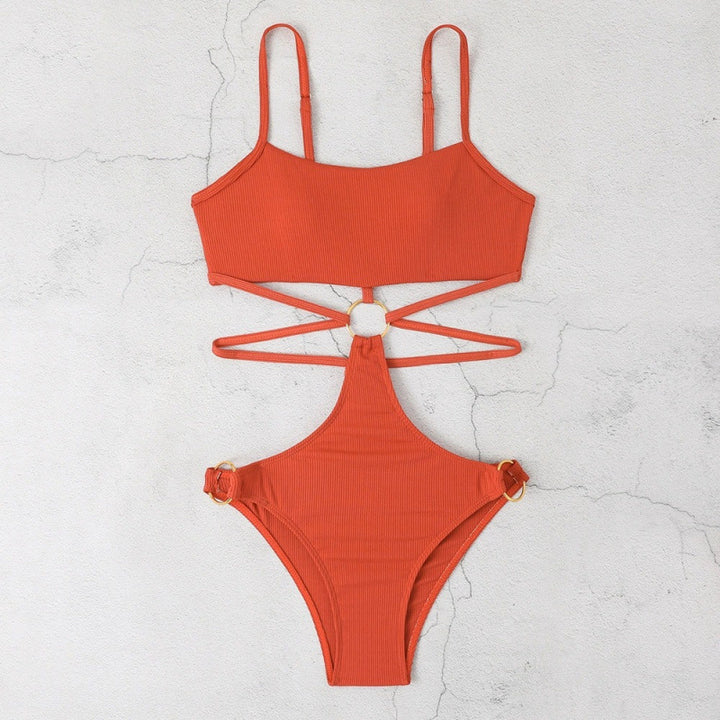 Damen Bikiniset mit stylischem Cut-Out-Design und goldenen Akzenten Echo Archiv