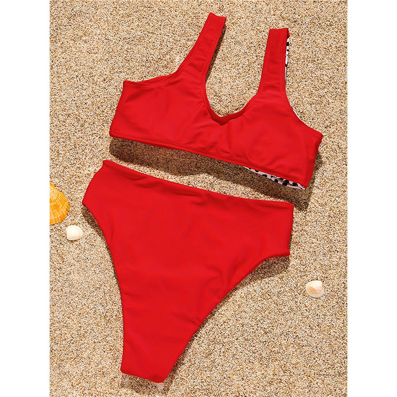 Damen Triangel-Bikini mit modernem Farbblock-Design Echo Archiv