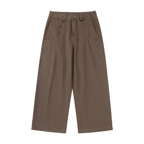 Damen Weite Highwaist-Culottehose mit Utility-Taschen und legerer Cropped-Silhouette Echo Archiv