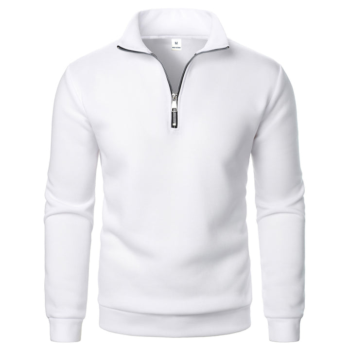 Herren warme Fleece Pullover mit halbem Reißverschluss Echoarchiv