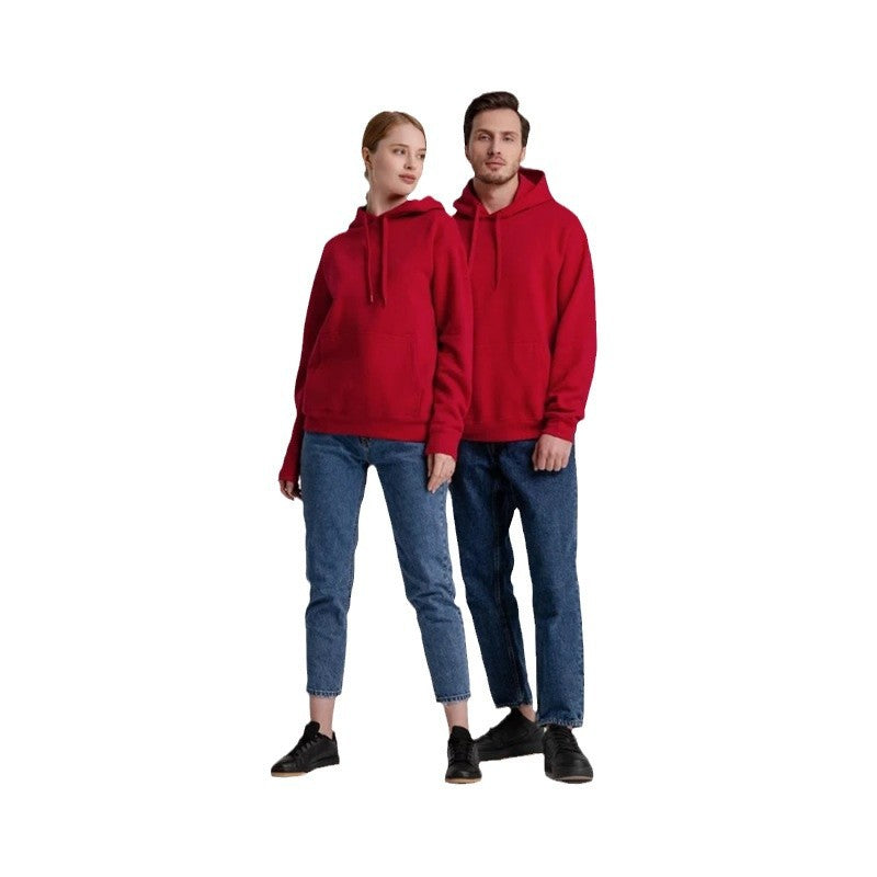 Unisex nan minimalistischer Heavyweight Kapuzenpullover aus French‑Terry mit verdeckter Kängurutasche und schmaler Silhouette Echo Archiv