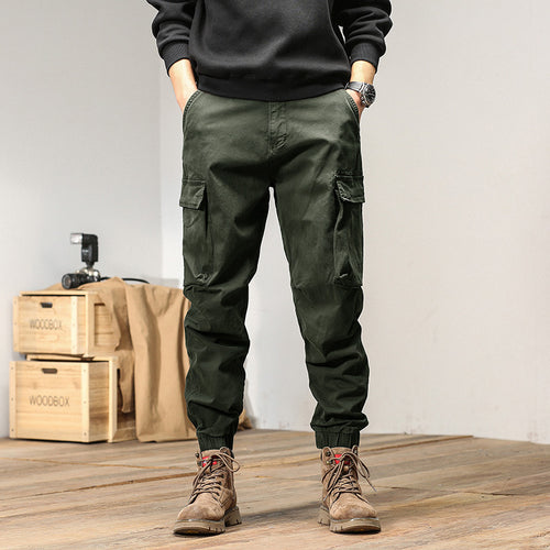 Herren Military-inspirierte Relaxed-Cargo-Jogger aus Ripstop-Baumwolle mit aufgesetzten Klappentaschen Echo Archiv