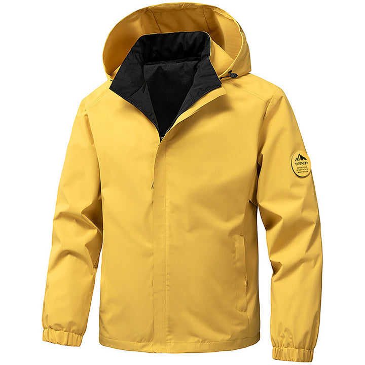 Herren technische Kapuzen-Softshelljacke mit verstellbarer Kapuze und Utility-Taschen Echo Archiv