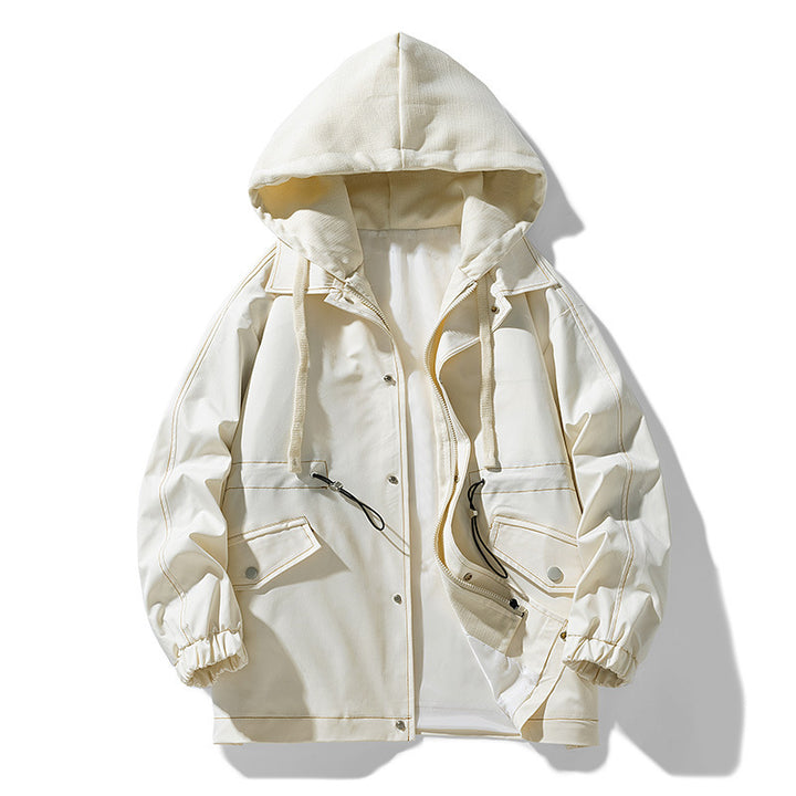 Herren Utility-Fieldjacke mit Kontrastkapuze, verstellbarem Saum und großen Pattentaschen Echo Archiv