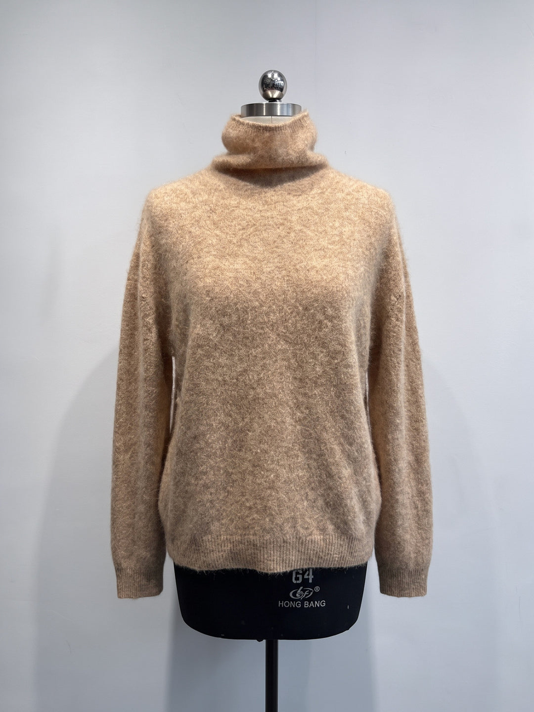 Damen Gemütlicher Rollkragen Strickpullover Echoarchiv