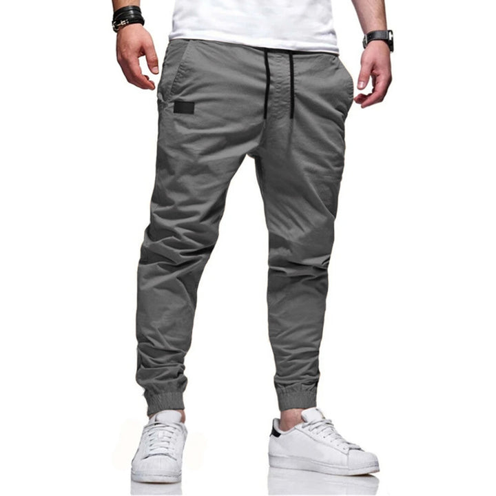 Herren nan funktionale Cargo-Joggerhose mit schmal zulaufendem Bein, elastischem Bund und eingelassenen Reißverschlusstaschen Echo Archiv