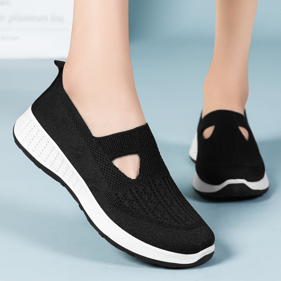 Damen Komfortable Slip-On Sneakers mit innovativer Mesh-Oberfläche Echo Archiv