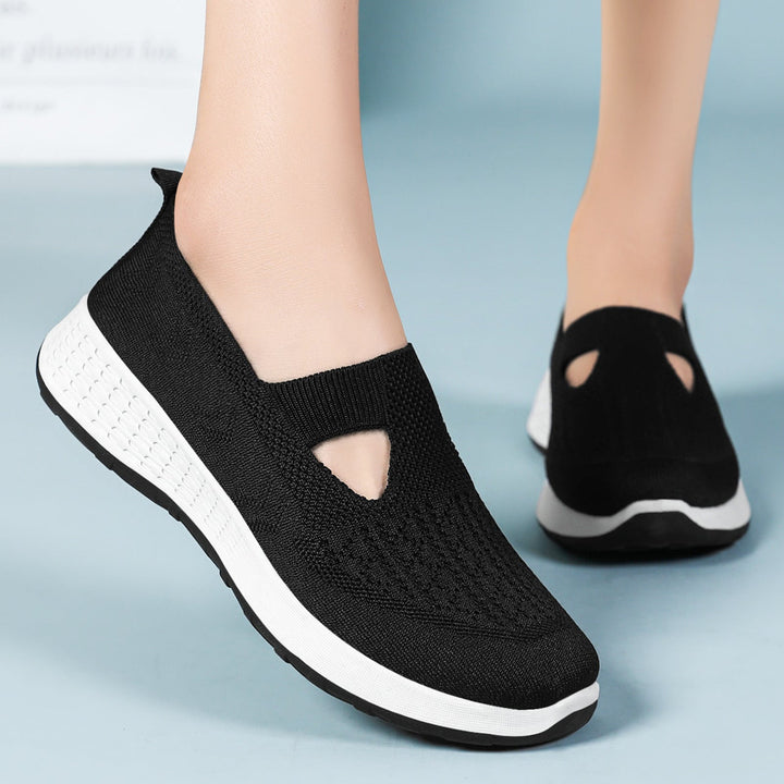 Damen Komfortable Slip-On Sneakers mit innovativer Mesh-Oberfläche Echo Archiv