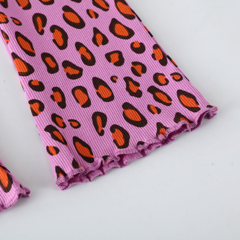 Damen legere Leggings mit animalischem Muster Echo Archiv