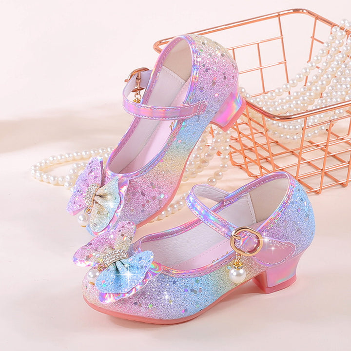 Mädchen Elegante Ballerina-Schuhe mit funkelnden Schleifen und Strass Echo Archiv