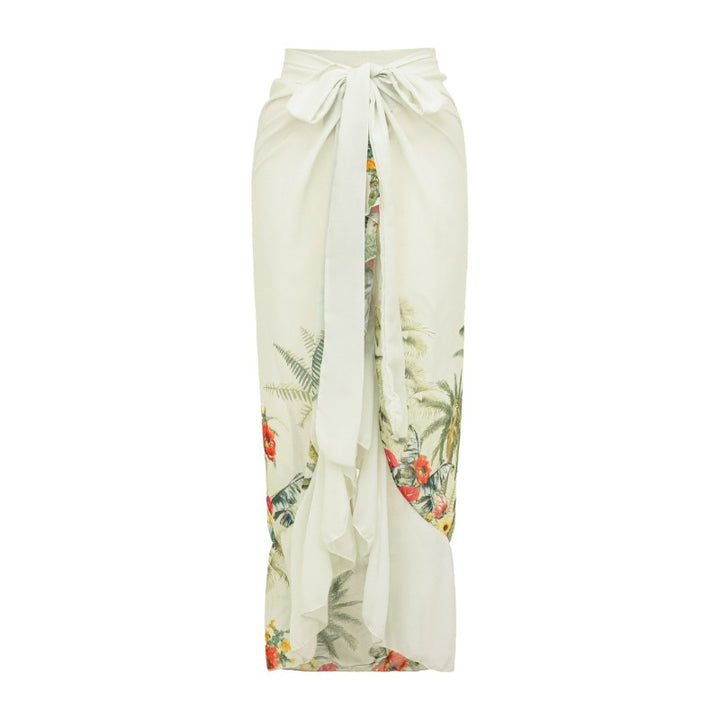 Damen Einseitiger Badeanzug mit raffiniertem Cut-Out und floralem Design Echo Archiv
