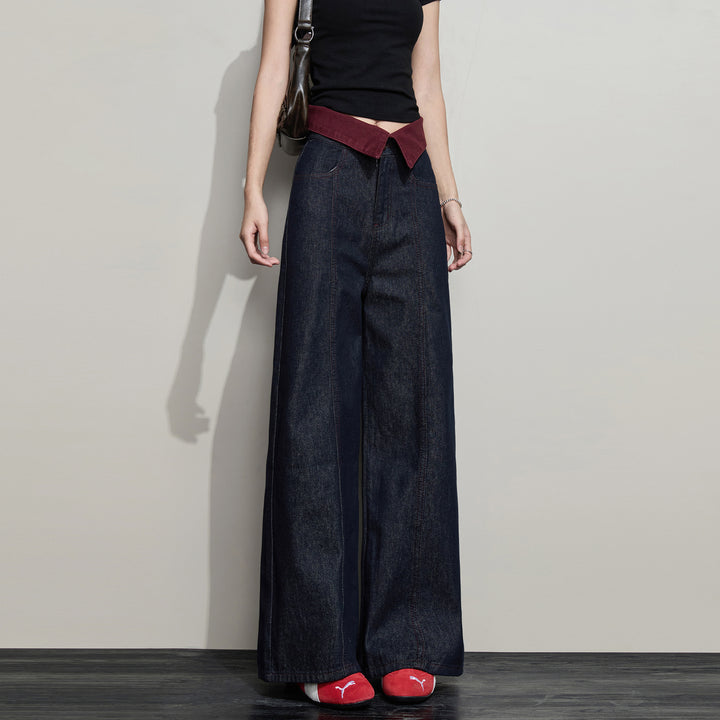 Damen Weit geschnittene Jeanshose Echoarchiv 1789268673