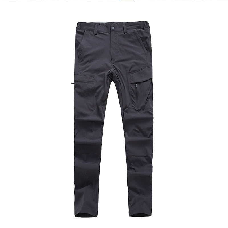 Herren multifunktionale Cargo-Hose mit mehreren Taschen und elastischem Bund Echoarchiv