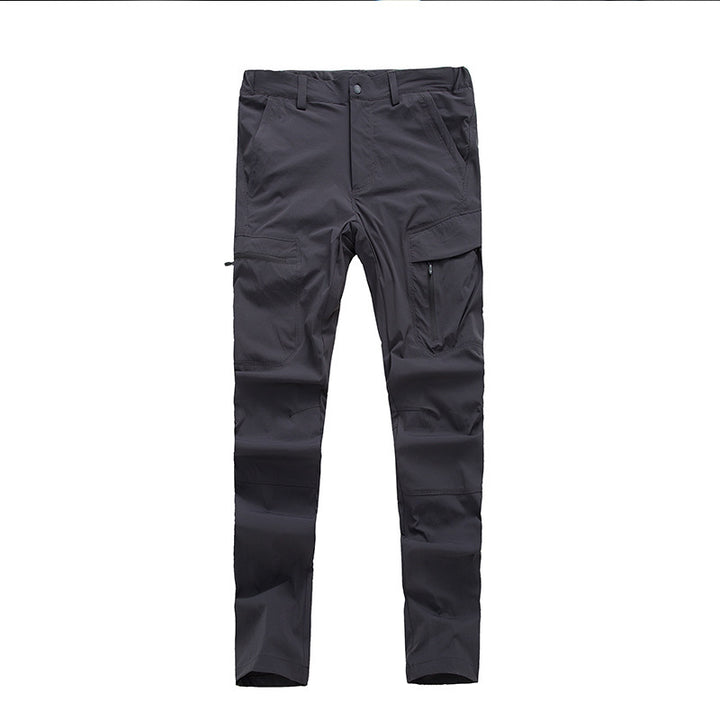 Herren multifunktionale Cargo-Hose mit mehreren Taschen und elastischem Bund Echoarchiv