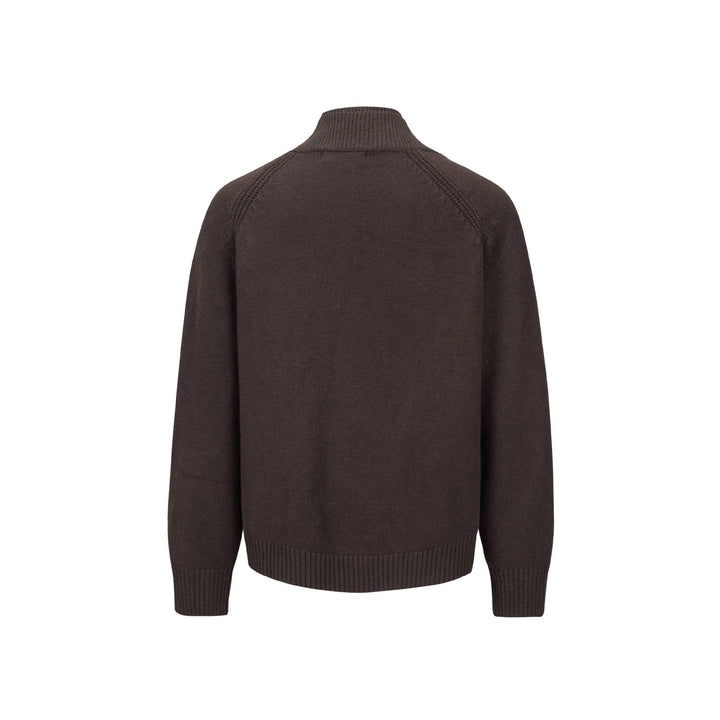 Herren Grobstrick-Cardigan mit Schalkragen und Rippenbündchen Echoarchiv