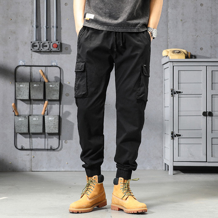Herren Funktionale Cargo-Joggerhose mit elastischem Komfortbund, großzügigen Klapp-Utility-Taschen und gerippten Knöcheln Echo Archiv