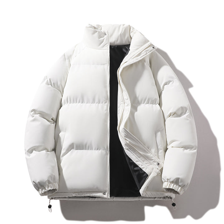 Unisex Wattierte Steppjacke aus Daunenimitat mit hohem Kragen und Kordelzug Echo Archiv
