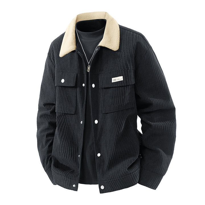 Männer Cordjacke mit Teddy-Futter Echo Archive
