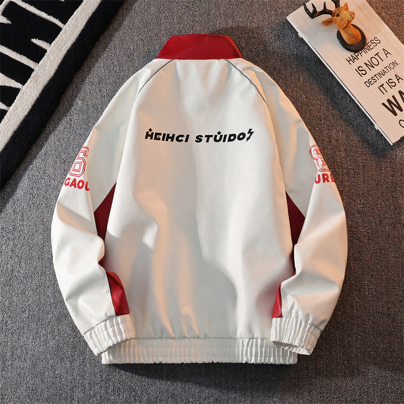 Herren Stylische Übergangsjacke mit hohem Kragen Echo Archiv