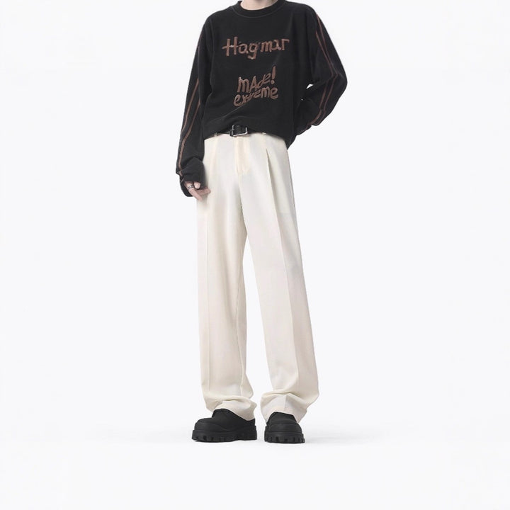 Damen Elegante und bequeme weit geschnittene Stoffhose Echo Archiv