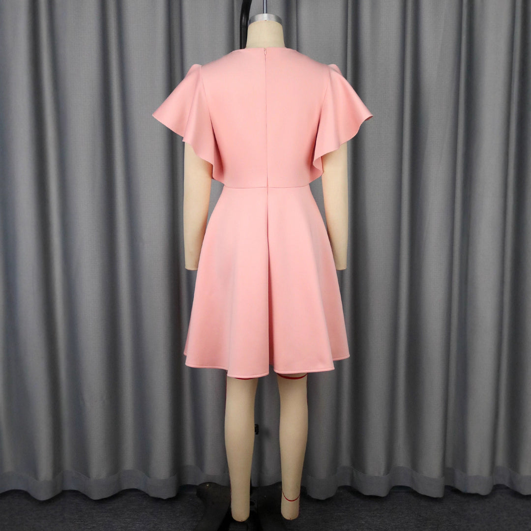 Damen Chic Volantkleid mit floralen Applikationen Echo Archiv