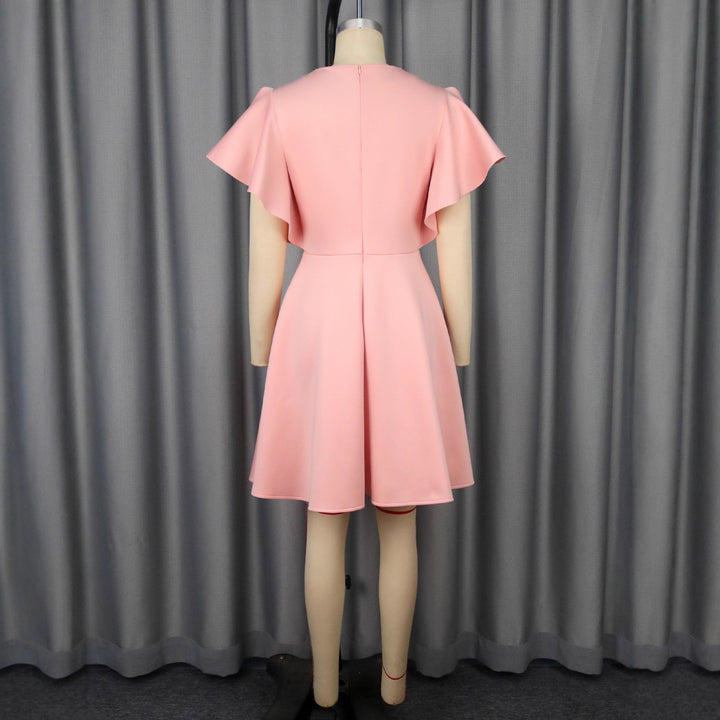 Damen Chic Volantkleid mit floralen Applikationen Echo Archiv