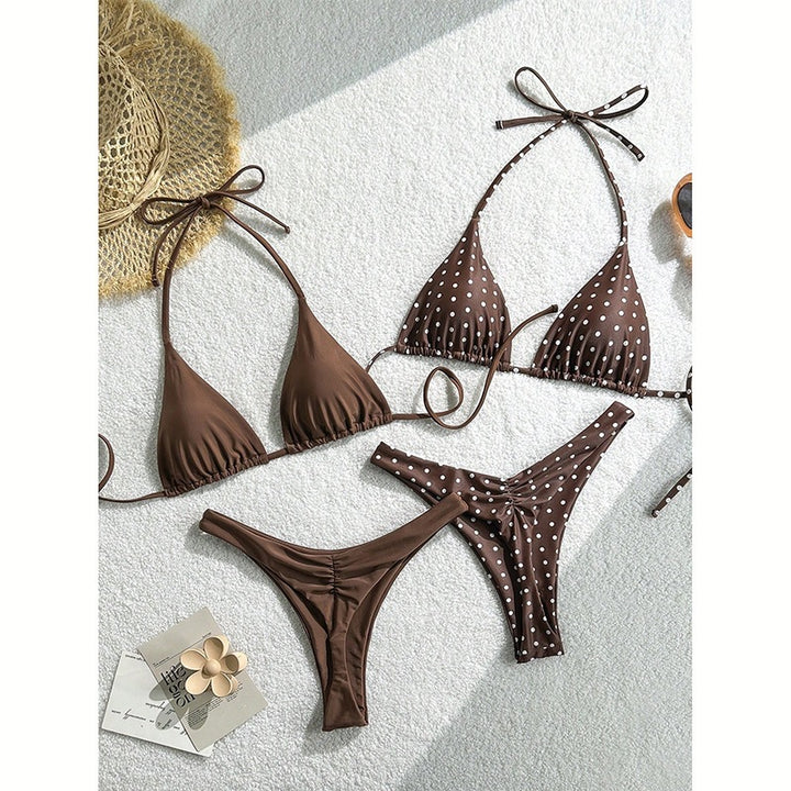 Damen Triangel-Bikini-Set mit raffinierte Details Echo Archiv