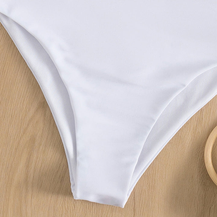 Damen Triangel-Bikini mit modischem Leopardenmuster und Rüschendetails Echo Archiv