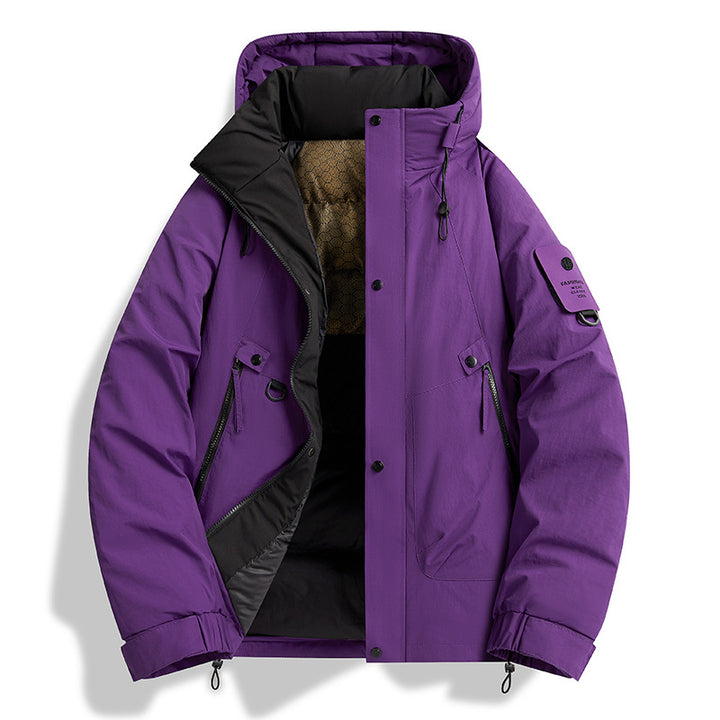 Herren Technischer Urbanparka mit Thermoisolierung und multifunktionalen Taschen Echo Archiv