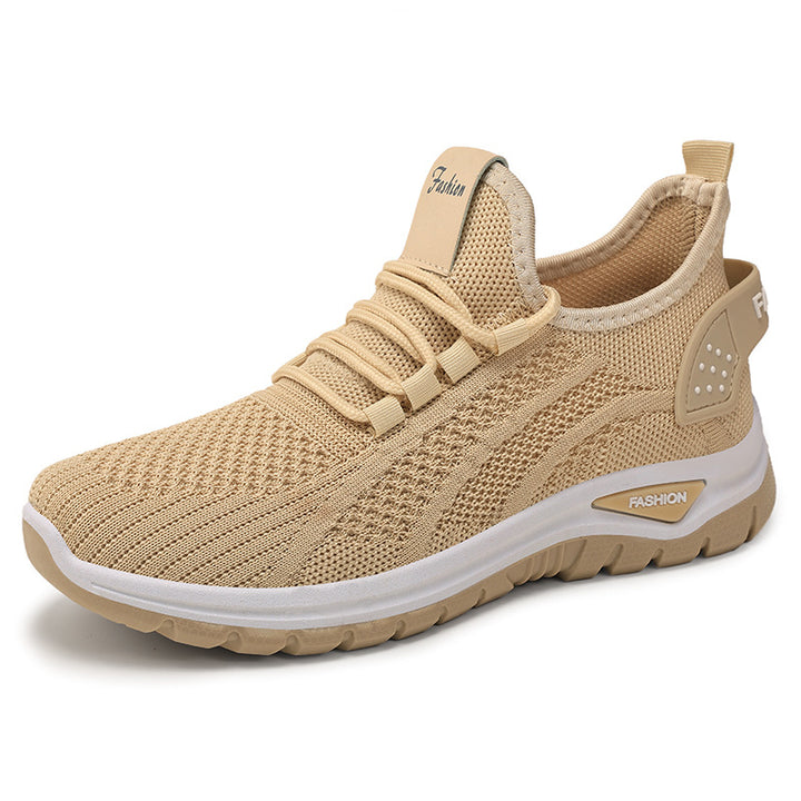 Damen nan sockenähnlicher Strick-Fit Sneaker mit elastischer Schnürung, gelochter Fersenverstärkung und dämpfender Plateau-Sohle Echo Archiv