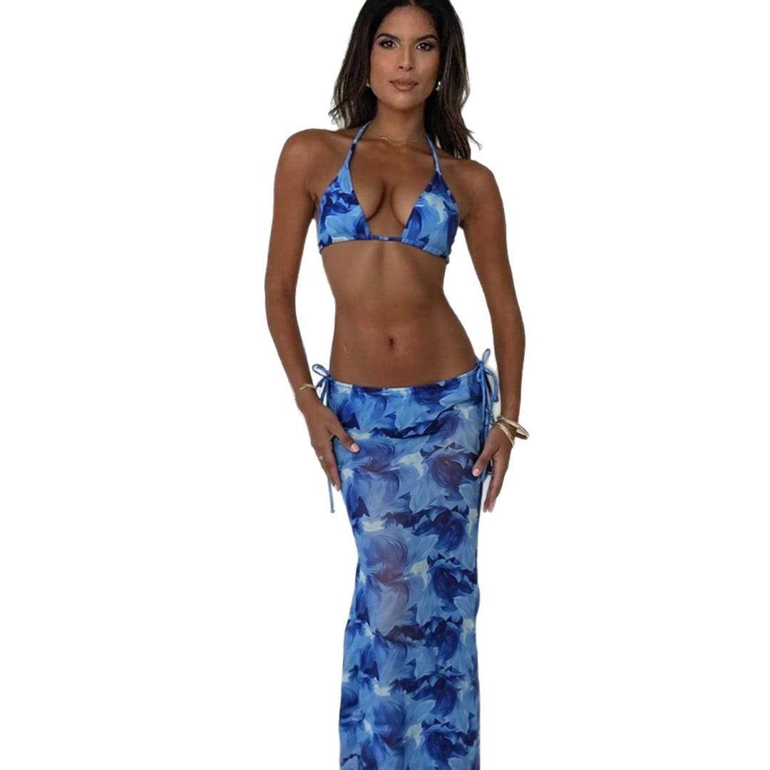 Damen Bikini-Set mit anpassbarem Rock Echo Archiv
