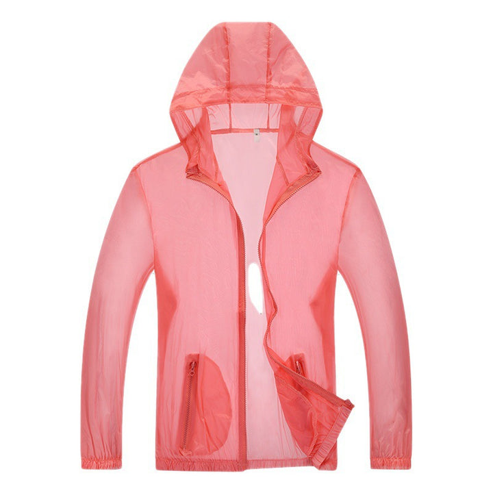 Herren ultraleichte Regenjacke mit verstellbarem Kapuzenbereich und reflektierenden Elementen Echoarchiv