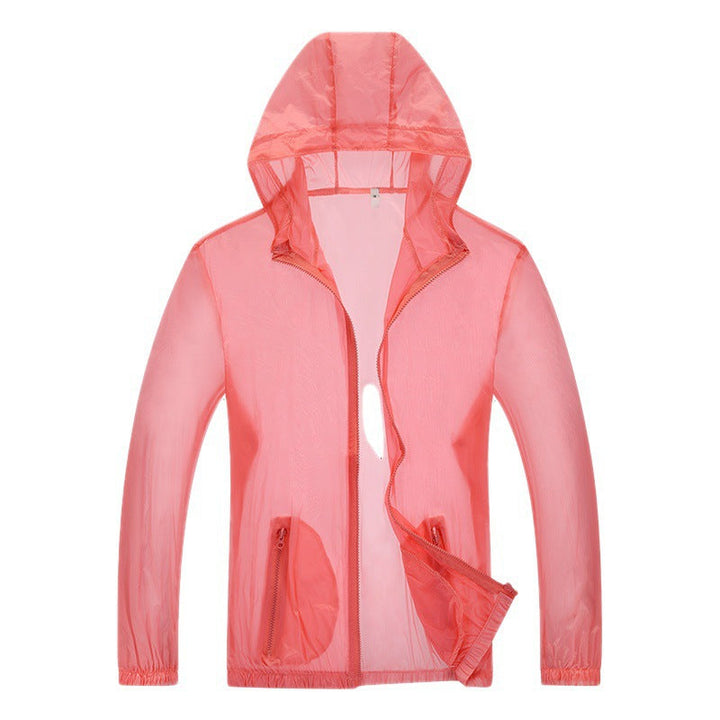 Herren ultraleichte Regenjacke mit verstellbarem Kapuzenbereich und reflektierenden Elementen Echoarchiv