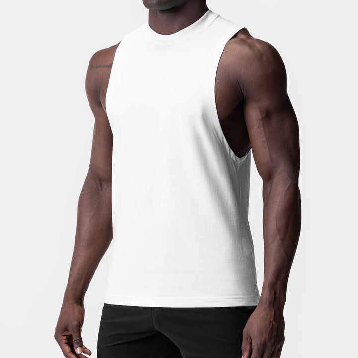 Herren Sportliches Muskelshirt mit weitem Armloch Echoarchiv