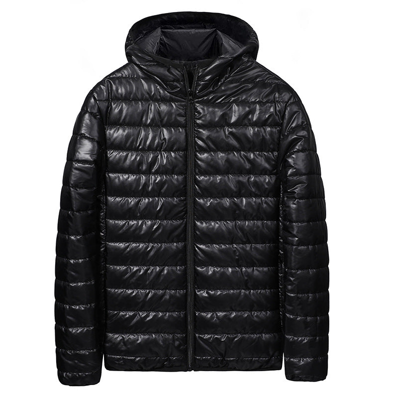 Herren leichte Steppjacke mit Kapuze und wasserabweisender Beschichtung Echoarchiv
