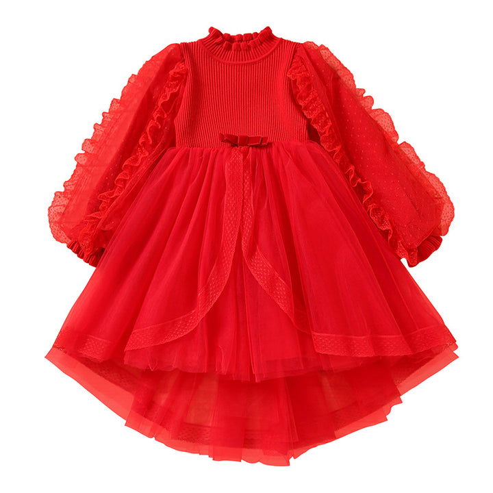 Mädchen Festliches Kleid mit Rüschendetails Echo Archiv