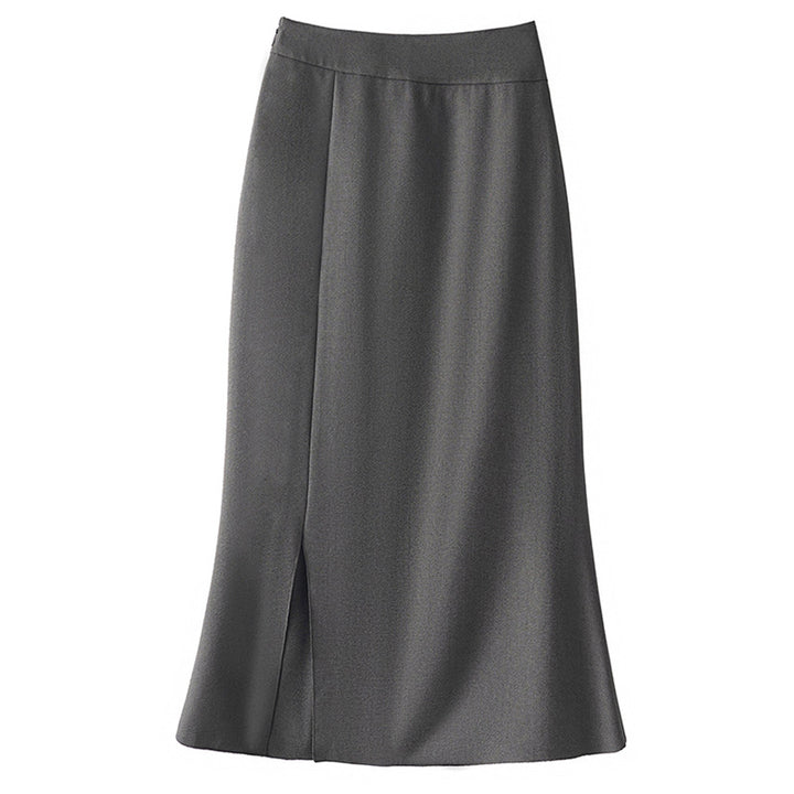 Damen Eleganter Midirock mit seitlichem Schlitz Echoarchiv