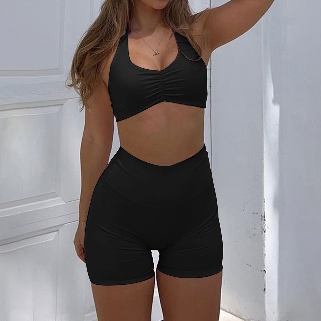 Damen Sportliches Zweiteiliges Badeset mit elastischem Material Echo Archiv