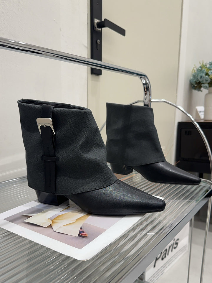 Damen Modische Stiefeletten mit elegantem Wickeldesign Echo Archiv