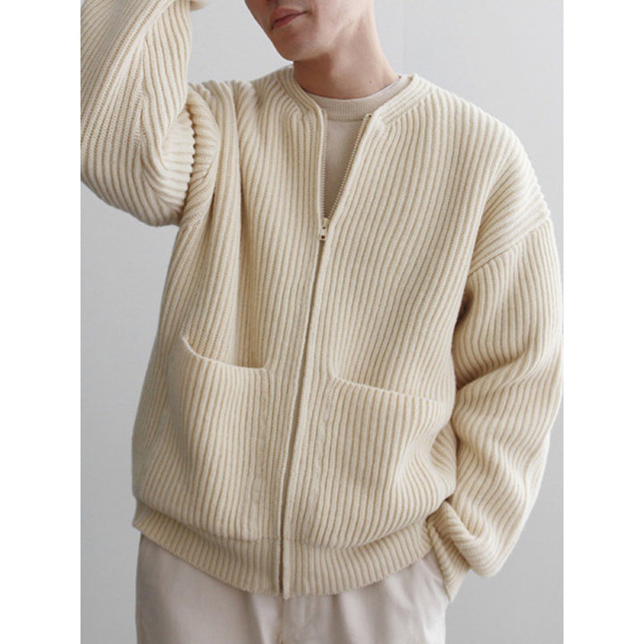 Damen Modische Strickjacke mit Reißverschluss Echo Archiv