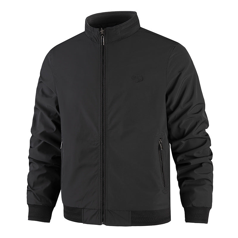 Herren Modische Übergangsjacke mit hohem Kragen und praktischen Seitentaschen Echo Archiv