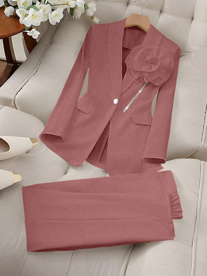 Damen Elegantes und Stilvolles Blazer-Set Echo Archiv