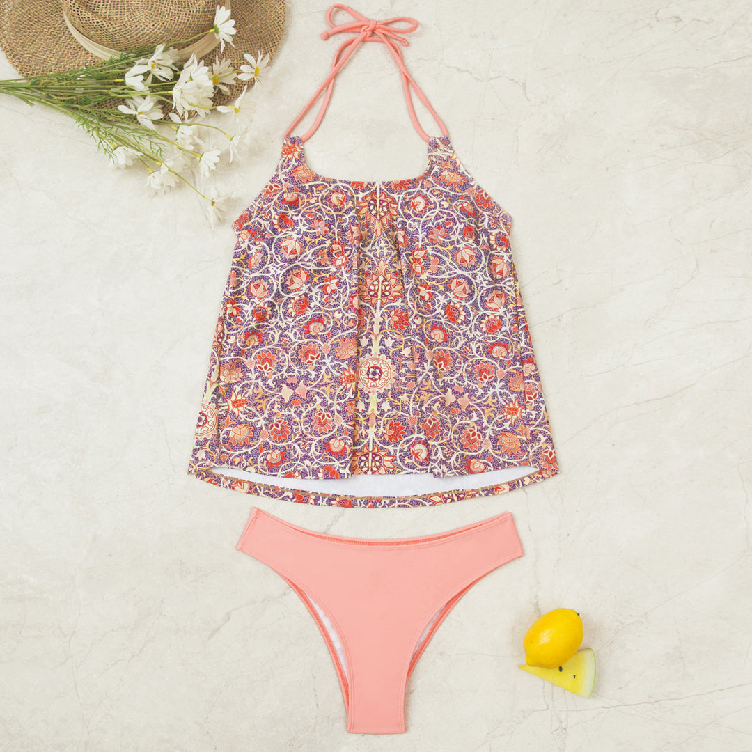Damen Tankini-Set mit modischem Muster und lässigem Schnitt Echo Archiv