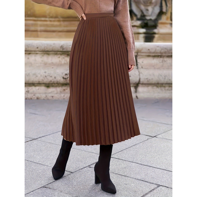 Damen Plisseerock mit hohem Bund und eleganter Ausstrahlung Echo Archiv